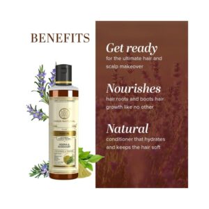 Khadi Naturals Heena Rosemary Hair Oil (SLS & Paraben Free) - Image 3