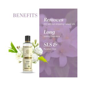 Khadi Naturals Jasmine & Mogra Bodywash (SLS & Paraben Free) - Image 3
