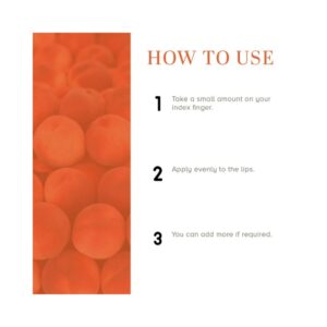 Khadi Naturals Peach Lip Balm - Image 6