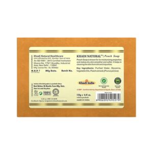 Khadi Naturals Peach Soap - Image 2