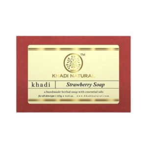 Khadi Naturals Strawberry Soap - Image 1