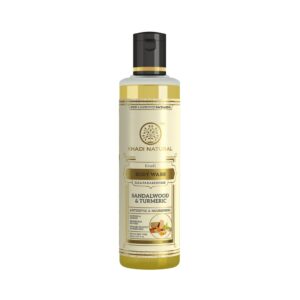 Khadi Naturals Sandal Turmeric Bodywash (SLS & Paraben Free) - Image 1