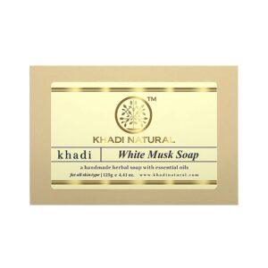 Khadi Naturals White Musk Soap - Image 1